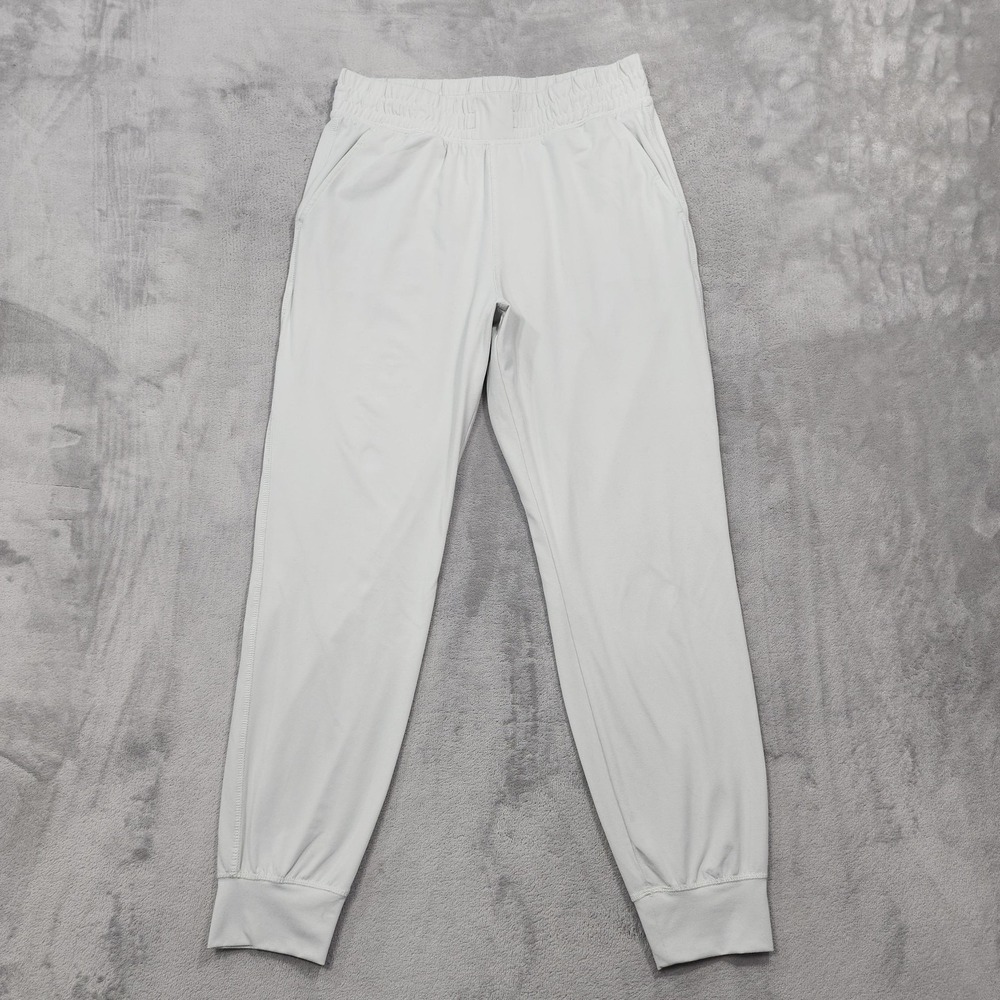 Fabletics Pants Womens M Gray High Waist Performance Jogger Stretch Athletic